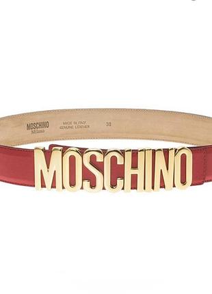 Шкіряний ремінь moschino