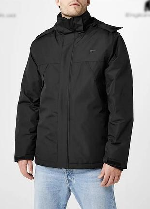Теплая зимняя куртка slazenger (водонепроницаемая, не продуваемая, оригинал, на флисе, с капюшоном)