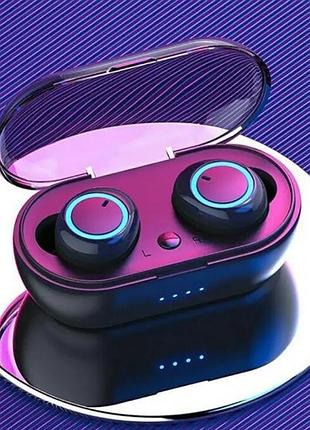 Бездротові вакуумні навушники y50 c bluetooth і шумозаглушенням