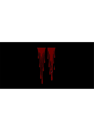 Наклейка на авто / мото / витрину на стекло кузов " хэллоуин - halloween - кровь - blood " любой цвет