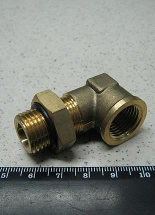 Соединитель двойник угловой m16x1,5*м16х1,5 (rider)
