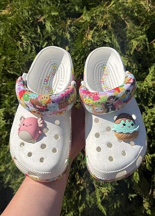 Сабо crocs x squishmallow, m6w8 ( 25,5см)