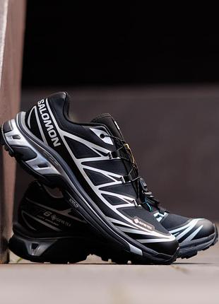 Salomon s lab xt-6 gore-tex black white