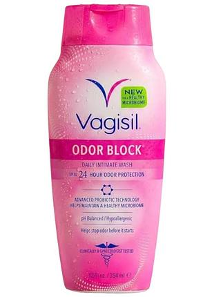 Гель для интимной гигиены vagisil odor block daily intimate wash 354 мл