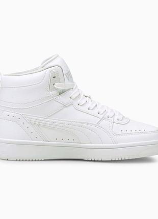 Кроссовки высокие puma 37.5 (23.5см) белые