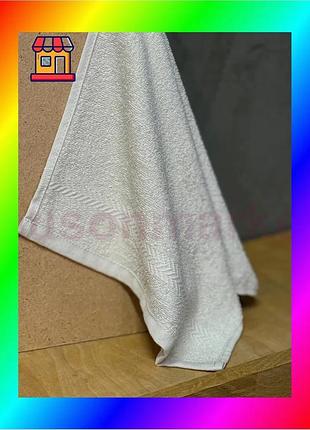 Bs комплект рушників ecotton best mix 6 шт 30х50 см махрові для рук і обличчя 380 г/м2 молочний сервет bas77/n