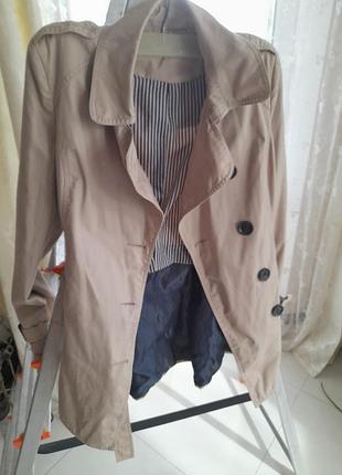 Короткий тренч  stradivarius .ps/m