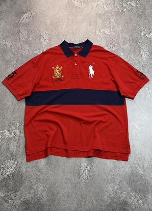 Рідкісне поло polo ralph lauren big pony оригінал 3xl / 2xl стан ідеал