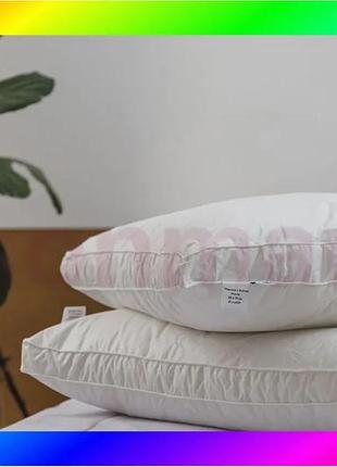 Bs подушка ecotton 50х70 best mix см ecofill антиаллергенная с чехлом для хранения белая для сна с био bas77/n