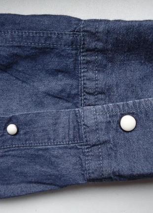 Рубашка джинсовая livergy (l)6 фото
