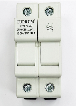 Держатель предохранителя 32а 1000v 2p dc с предохранителями (cu10380322)