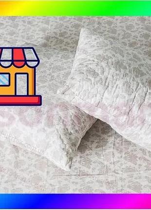 Bs подушка ecotton антиалергенна best mix 40х60 см з бязі бежевий для сну комфортна подушка з холлофай bas77/n