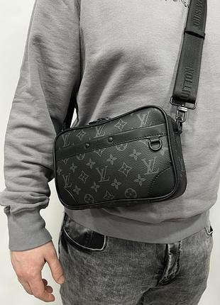 Мужская сумка кросс боди alpha monogram eclipse 9