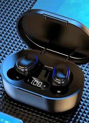 Беспроводные наушники tws e7s digital display bluetooth 5.0 с кейсом