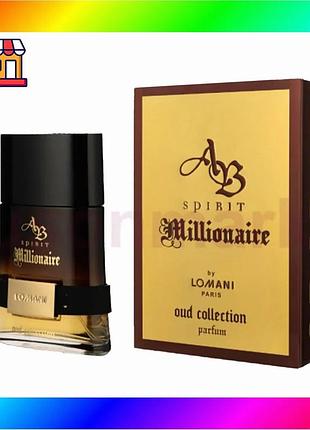 Bs мужской парфюм ab best mix spirit millionaire lomani oud 100мл восточный аромат для особых случаев bas77/n
