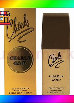 Bs charls go1d sterling best mix parfums edt 100ml мужской парфюм похож на paco rabanne 1 million туал bas77/n