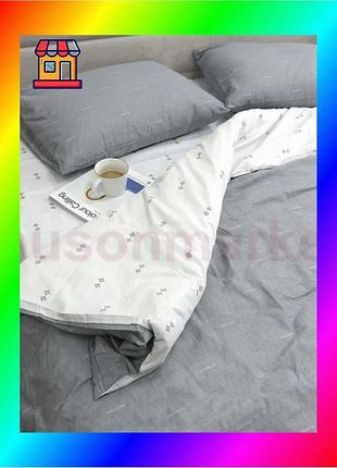 Bs простыня без резинки best mix ecotton евро 220х240 см сатин белая для кровати мягкая и деликатная bas77/n