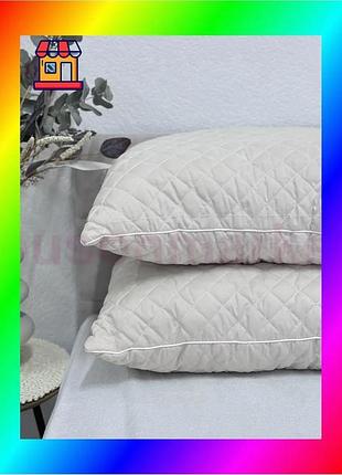 Bs подушка ecotton 50х70 best mix см антиаллергенная бежевая микрофибра для сна комфортная подушка для bas77/n