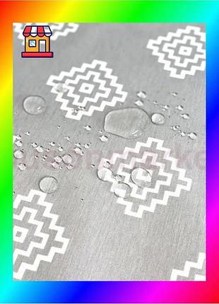 Bs скатертина ecotton duck best mix 170х150 см сіра водовідштовхувальна для дому та ресторану стійка д bas77/n
