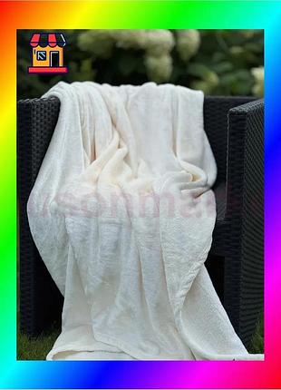 Bs плед ecotton 200х220 best mix см well soft пудровий молочний мікрофібра для двоспального ліжка покр bas77/n