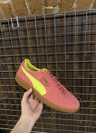 Замшеві кеди унісекс puma palermo коралові 40.5 розмір пума оригінал
