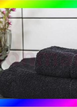 Bs полотенце ecotton 70х140 best mix см махровое черное для бани высокая плотность 420 г/м2 мягкое и п bas77/n