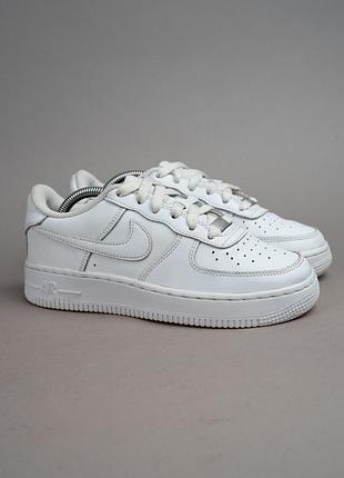 Кроссовки женские кожаные nike air force 1 белые размер 36-37