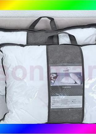 Bs подушка ecotton 50х70 best mix см антиаллергенная с биопухом микрофибра для сна белая прямоугольная bas77/n