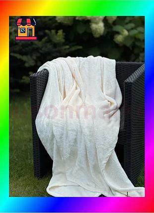 Bs плед ecotton 150х220 best mix см well soft пудровий молочний мікрофібра теплий покривало для дому т bas77/n