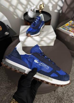 Чоловічі кросівки lacoste elite active royal blue white