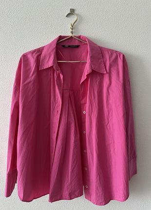 Сорочка рожева zara