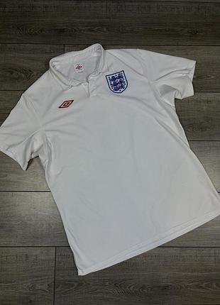 Оригінальна футбольна футболка джерсі umbro england national team 2009-2010 south africa world cup jersey