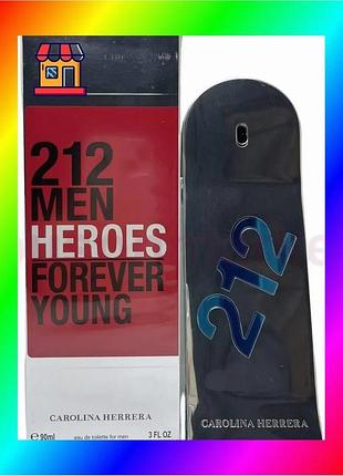 Bs мужской парфюм carolina best mix herrera 212 men edt 90ml фруктовый фужерный аромат для мужчин парф bas77/n