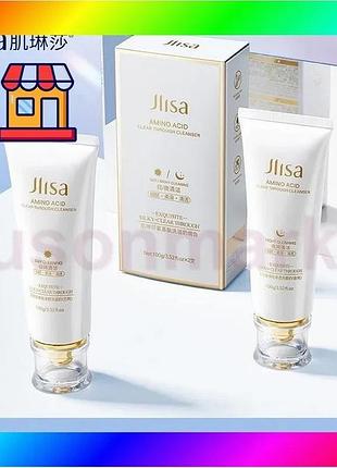 Bs набор для очищения best mix кожи с аминокислотами jlisa 2*100 g очищающая пенка для лица bas77/n