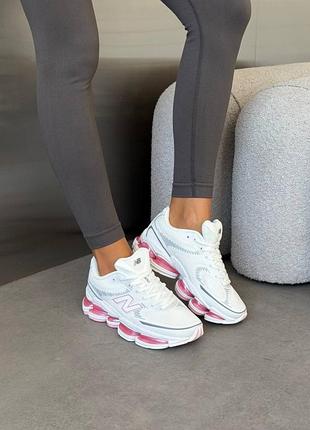 Жіночі кросівки new balance 2000 timberwolf white pink / smb+ 🔗