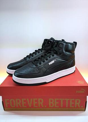 Черные кроссовки puma caven 2.0 mid wtr 41–45 (26,1, 29,1 см.) оригинал