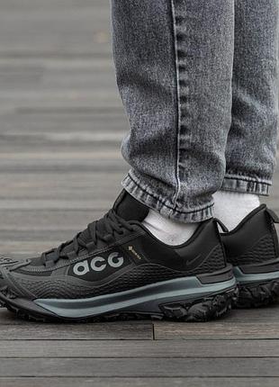 Чоловічі кросівки nike acg mountain fly gore-tex black grey / smb+ 🔗