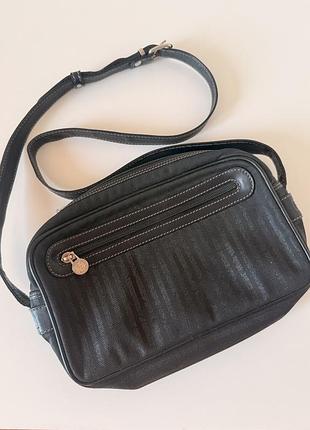 Сумка vintage fendi stripped blue crossbody bag