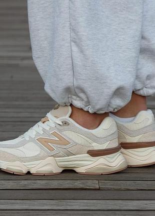 Жіночі кросівки new balance 9060 beige / smb+ 🔗