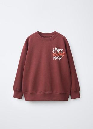 Свитшот zara с принтом граффити 146 152 158 164