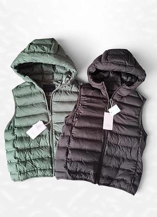 Легкие и теплые жилеты zara в наличии 140 146 152 158 164