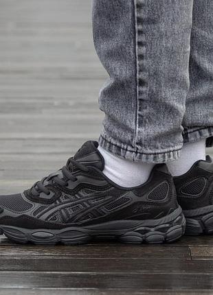 Чоловічі кросівки asics gel-nyc all black / smb+ 🔗