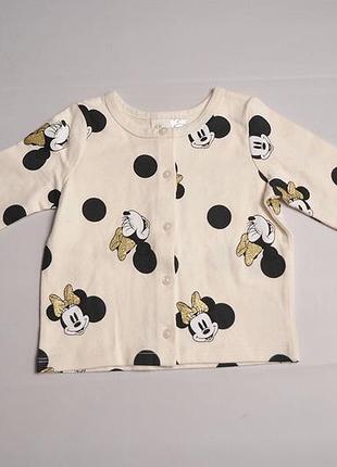 Светр кардиган h&m disney minnie mouse - 6-9 місяців