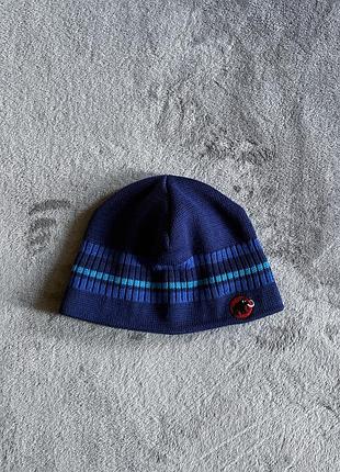 Mammut windstopper тепла шапка із суміші вовни утеплена флісом