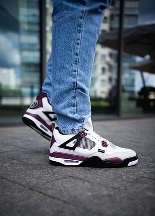 Мужские кроссовки jordan retro 4 “paris saint-germain” / smb+ 🔗