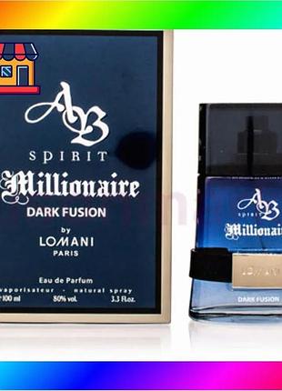Bs мужской парфюм ab best mix spirit millionaire dark fusion 100ml древесно-пряной аромат для мужчин в bas77/n