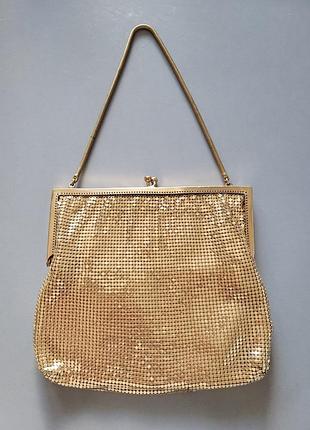 Винтажная кольчужная сумочка oroton, френ (made in west germany), 1960–1970 гг.