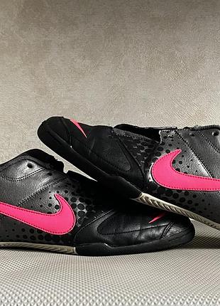 🤙😎 футзалки футбольні nike elastico 5 🩶🩷🖤 (46)розміру
