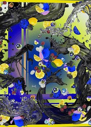 Limonade — шовкова хустка 120 см x 120 см