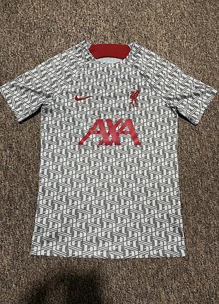 Футболка nike liverpool (оригінал )р.-s  пахви-45 см довжина по спині-69см